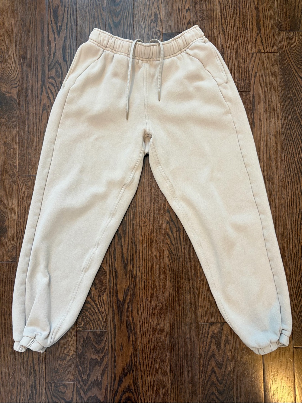 lululemon athletica Cream Track Jogger Sweatpants